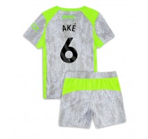 Manchester City Nathan Ake #6 Koszulka Trzecia dzieci 2025-26 Krótki Rękaw (+ krótkie spodenki)